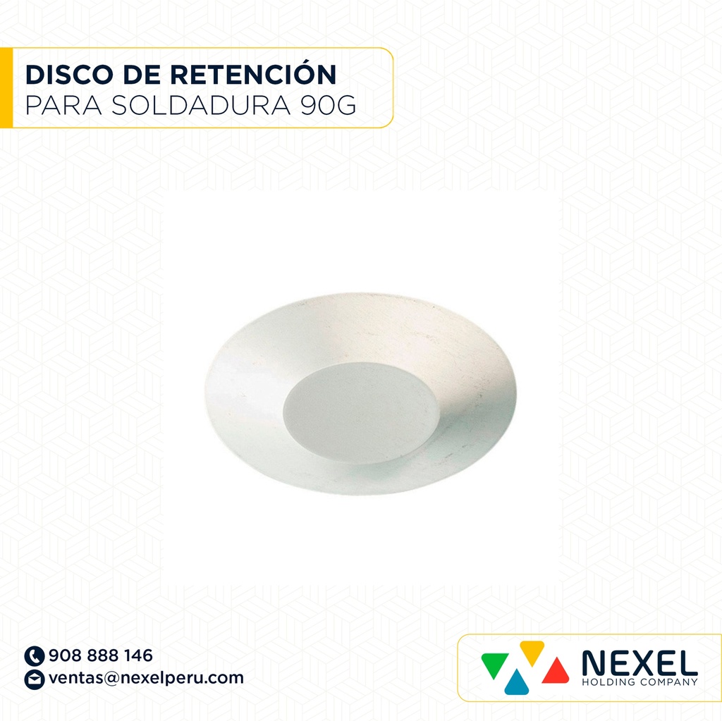 OUT-DISCO RETENCION PARA SOLDADURA 90G