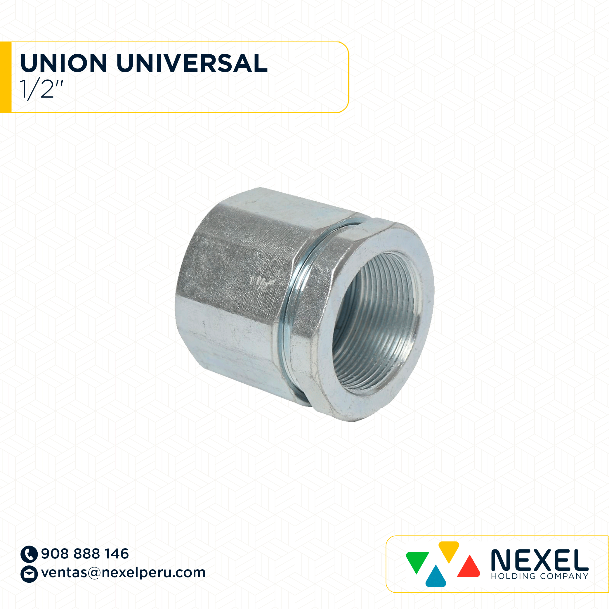 UNION UNIVERSAL 1/2" STANDARD