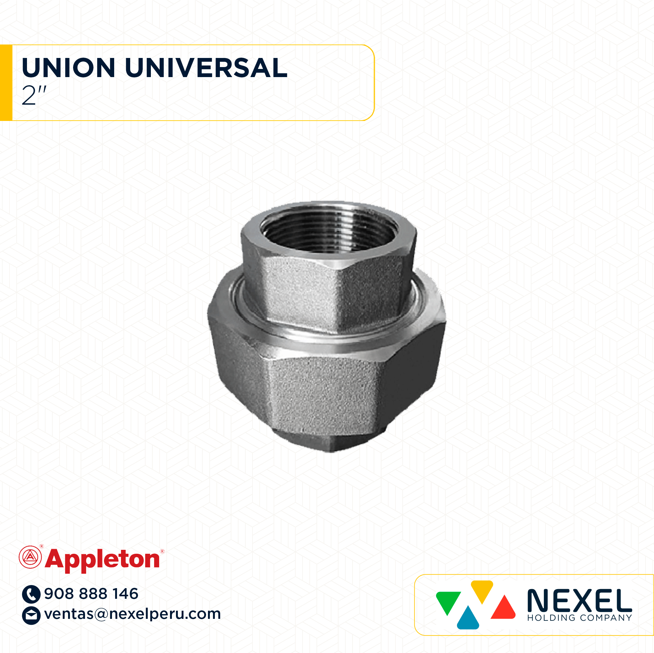 UNION UNIVERSAL 2" APPLETON