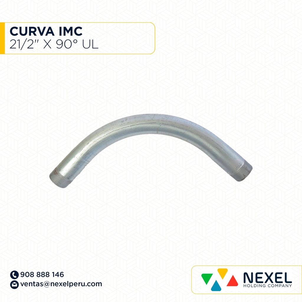 OUT-CURVA IMC 21/2" X 90° UL STANDARD - B