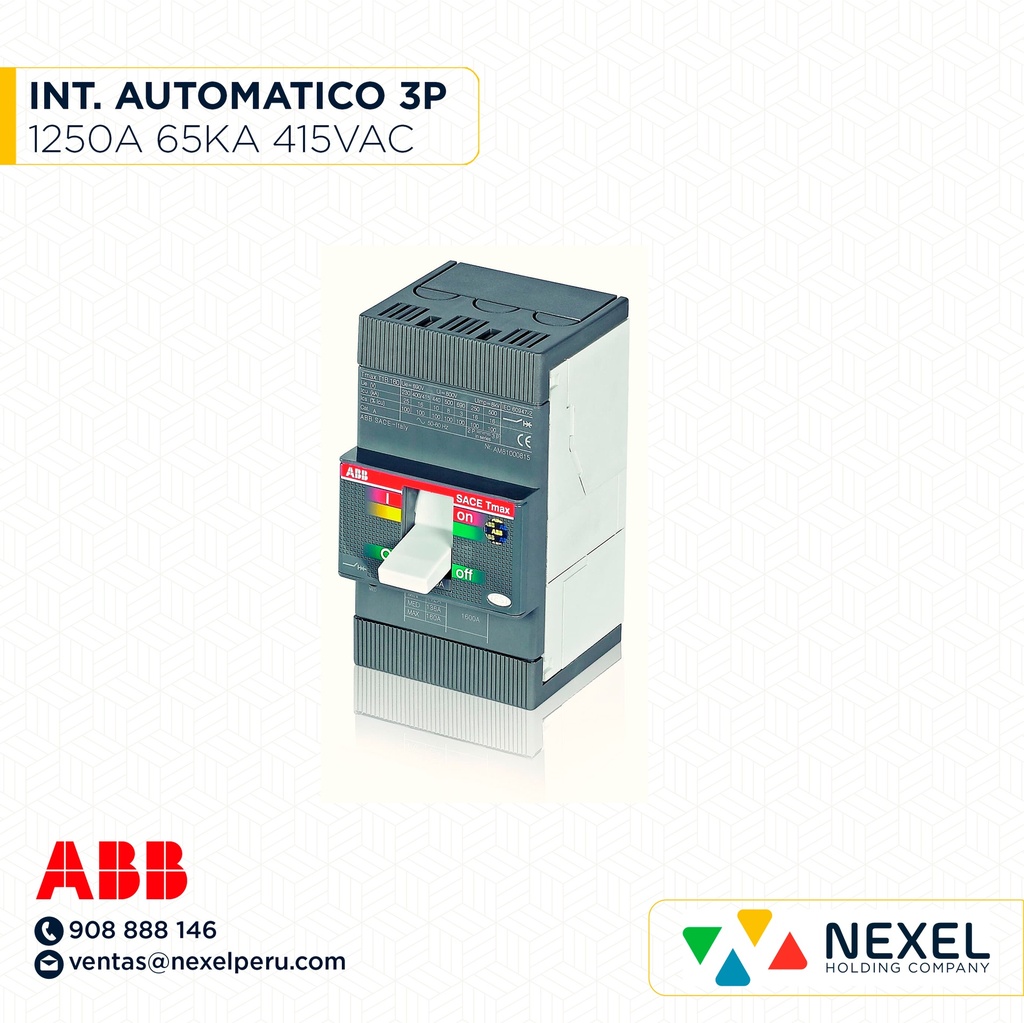OUT- INT. DE FUERZA 160A SACE TMAX T1C160 ABB