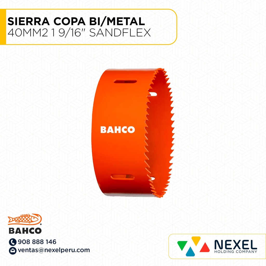 SIERRA COPA BI/METAL 40MM2 1 9/16" SANDFLEX