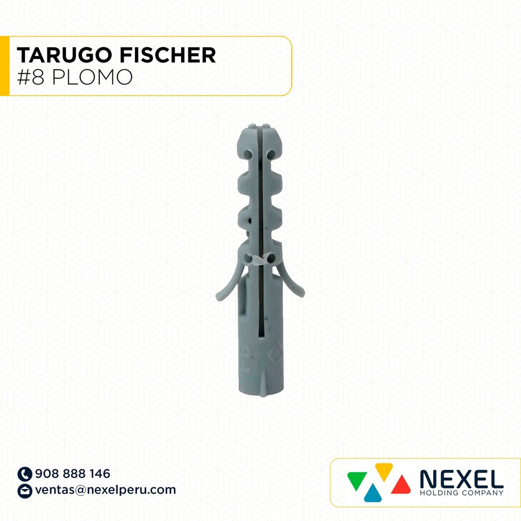 TARUGO FISCHER #8 PLOMO STANDARD