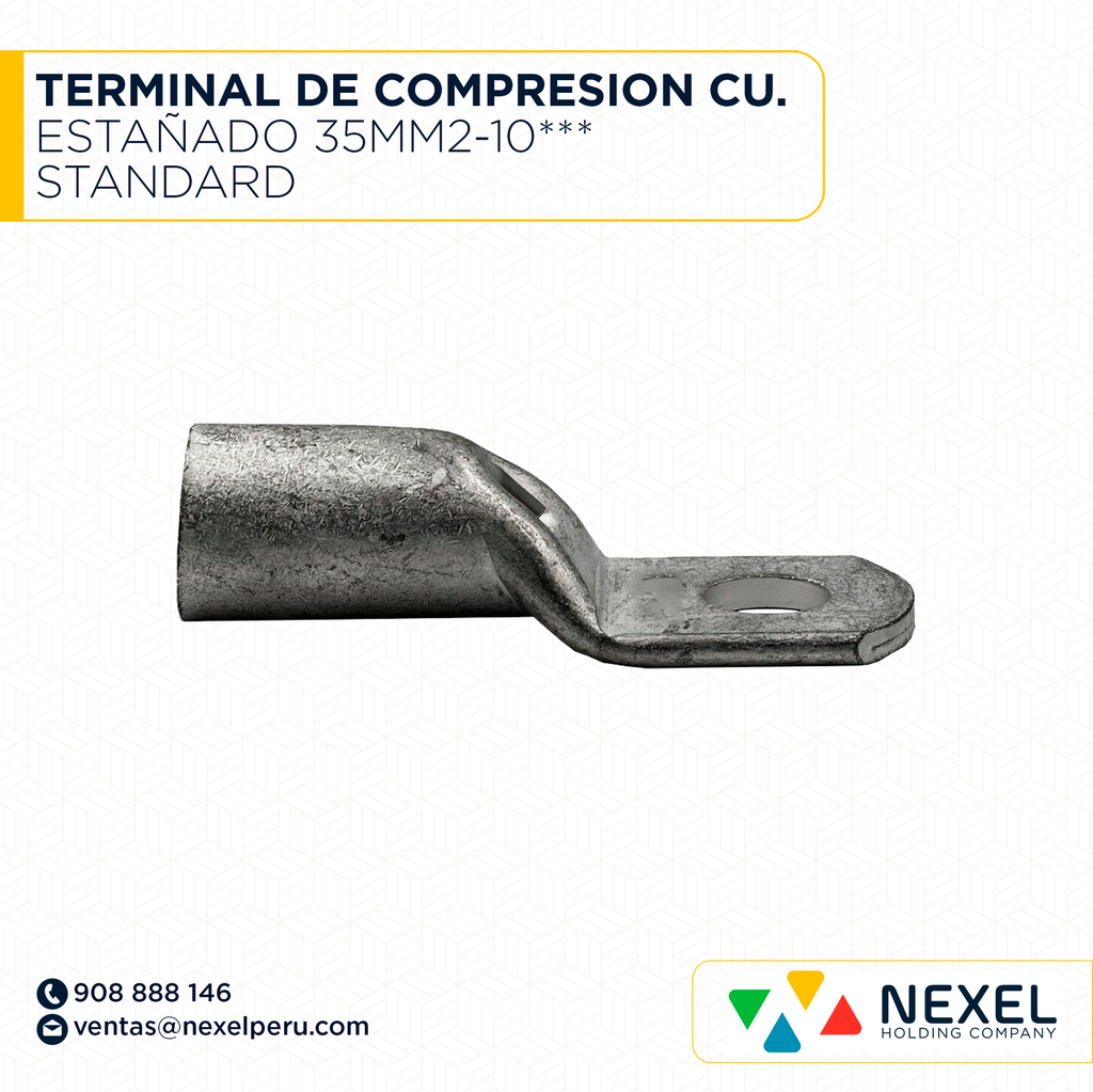 TERMINAL DE COMPRESION CU. ESTAÑADO 35MM2-10*** STANDARD
