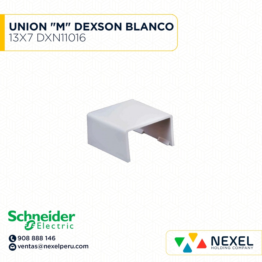 UNION 13X7 "M" DEXSON BLANCO/ DXN11036 SCHNEIDER