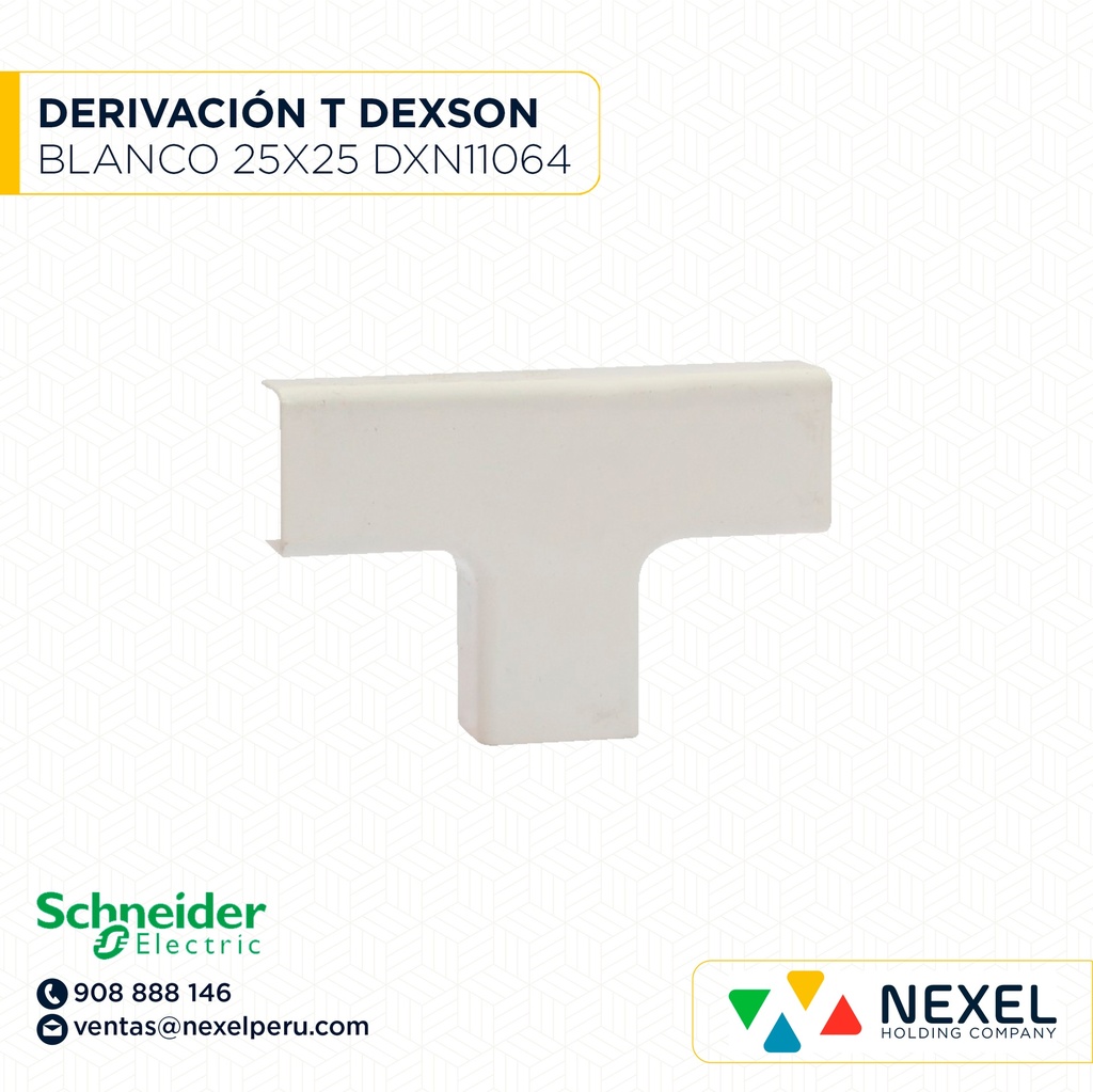 DERIVACION 25X25 "T" DEXSON BLANCO/ DXN11064 SCHNEIDER