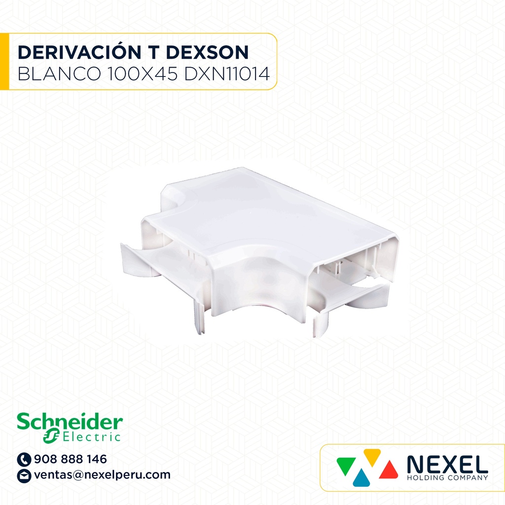 DERIVACION 100X45 "T" DEXSON BLANCO/ DXN11014 SCHNEIDER