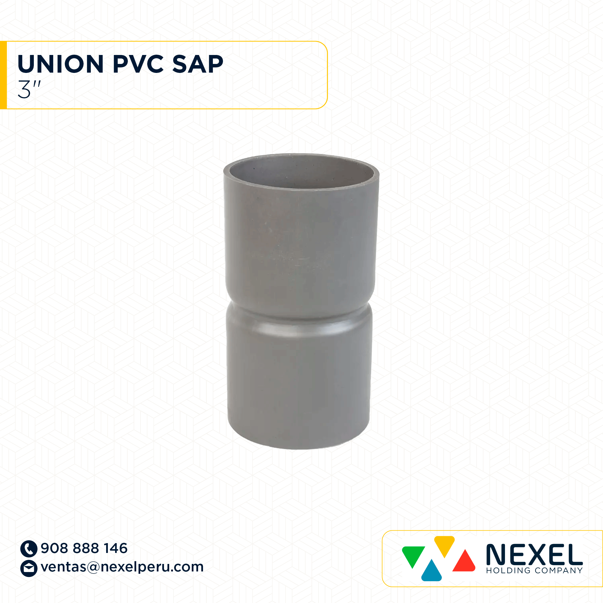 UNION PVC SAP 3" NACIONAL