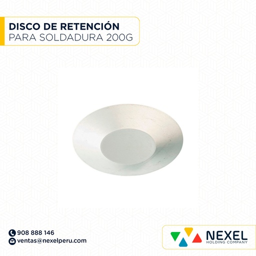 [E143569-O] OUT-DISCO RETENCION PARA SOLDADURA 200G