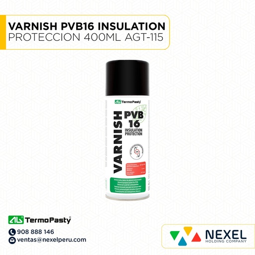 [M343532] VARNISH PVB16 INSULATION PROTECCION 400ML AGT-115 (MUESTRA) TERMOPASTY