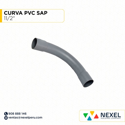 [B83291] CURVA PVC SAP 11/2" STANDARD