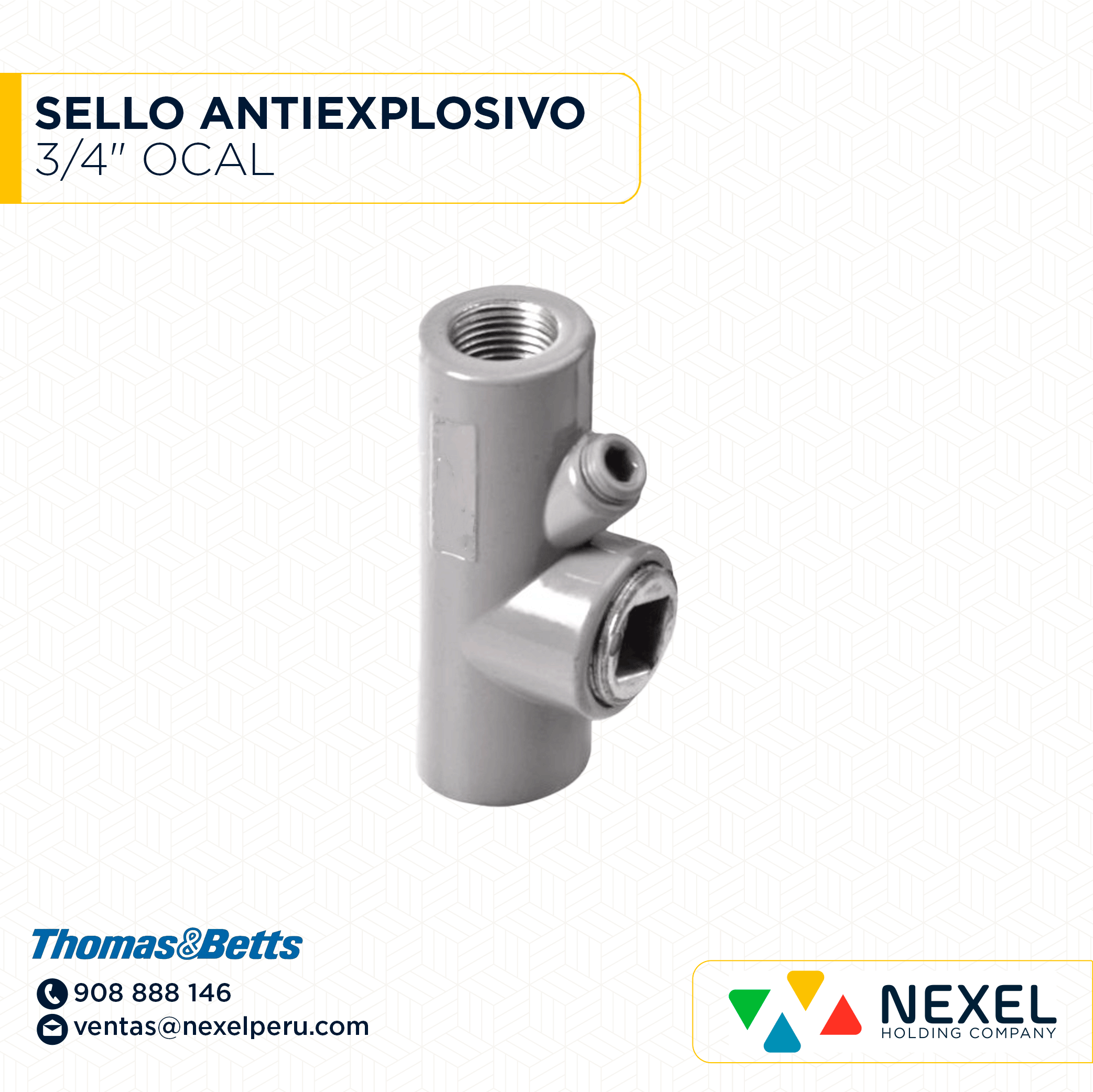 [B52778] SELLO ANTIEXPLOSIVO 3/4" OCAL THOMAS&BETTS