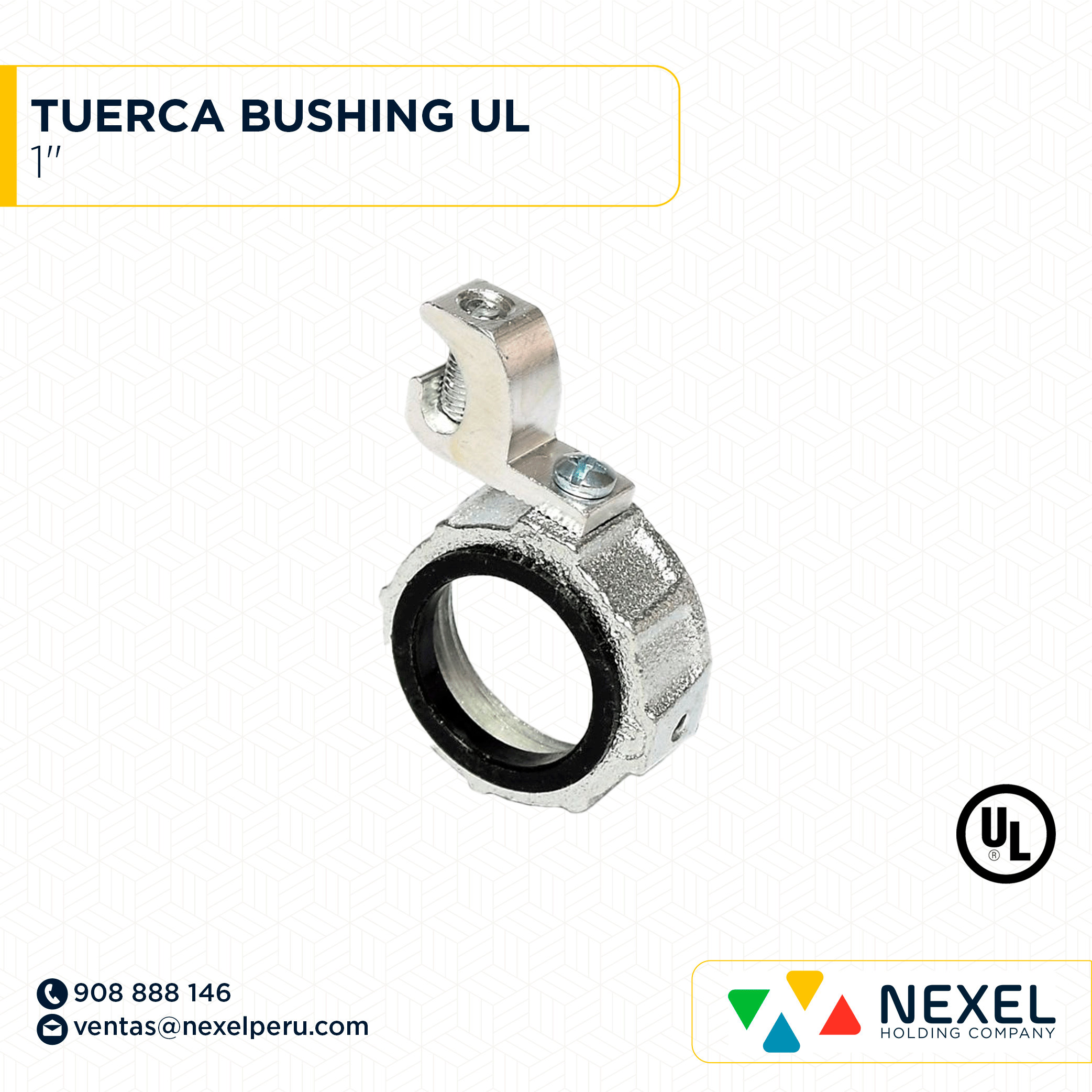 [B92325] TUERCA BUSHING 1" UL STANDARD