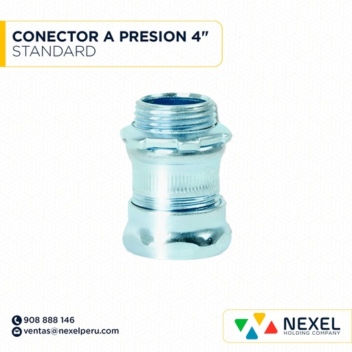 [B92050] CONECTOR EMT A PRESION 4" STANDARD