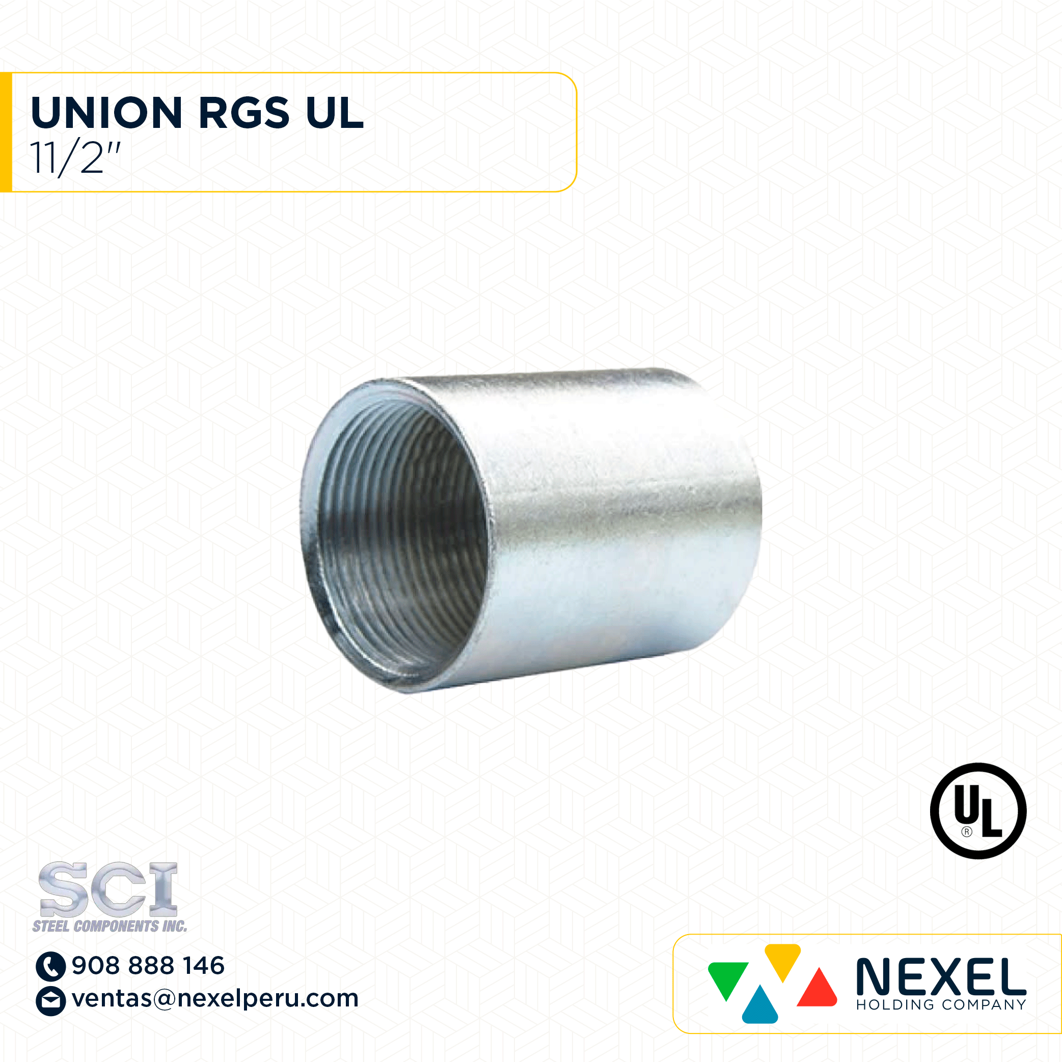 [B31667] UNION RGS 11/2" UL SCI