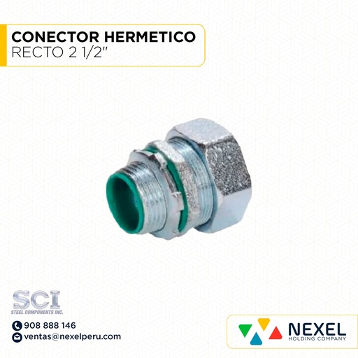 [B51576-O] OUT- CONECTOR HERMETICO RECTO 2 1/2" SCI