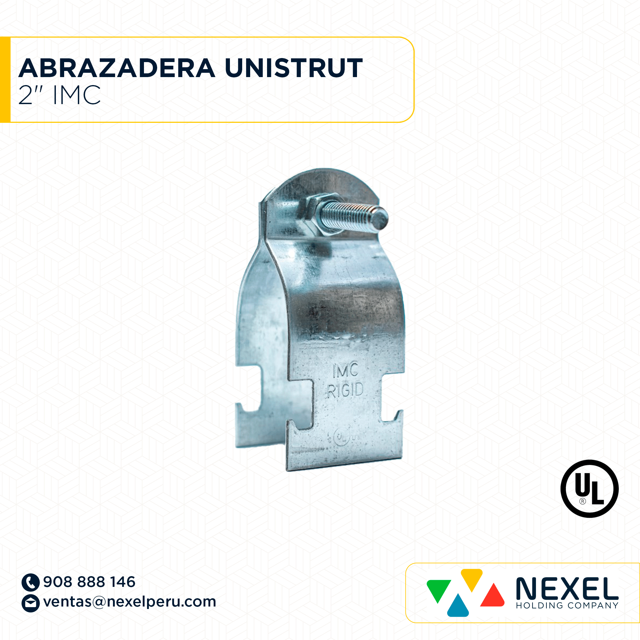 [N36173] ABRAZADERA UNISTRUT 2" IMC STANDARD